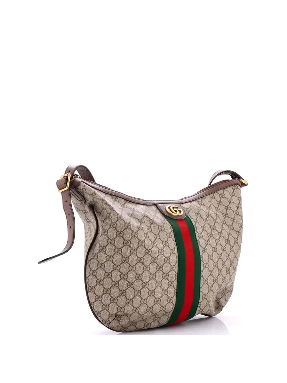 Gucci Ophidia Half Moon Hobo Gg Coated #295087G16B